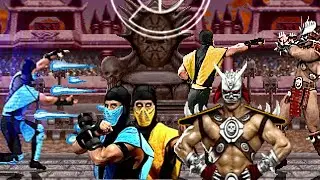 Mugen - Mortal Kombat - Sub-Zero/Scorpion vs. Shao Kahn