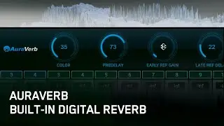 How to Mix in your DAW with AuraVerb | Real-time Digital Reverb Overview