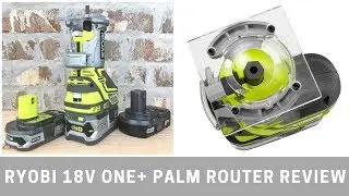Ryobi 18 Volt Palm Router - Installing/Removing a Bit | Tool Reviews