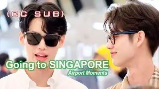 #TBMonogramXBrightWin _ Going to SINGAPORE _ Airport Moments 🛫🛫🛫