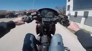 Aprilia Sr50 R POV Driving ( HIGHEND )