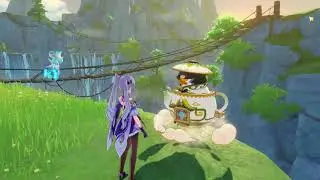 Purchase 1 item from a Teapot Traveling Salesman in another Traveler's realm - Genshin Impact 1.5