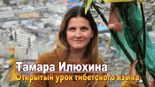 Тамара Илюхина. Открытый урок тибетского языка