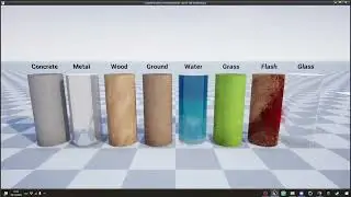 UE4 | Surface type Sounds & Particles