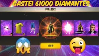 SPENDING 61000 DIAMONDS IN NOOB ACCOUNT I BUY MANY SKINS ON FREE FIRE