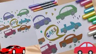 drawing cars for kids| how to draw car| drawing and colouring car for kids| art for kids by Ipsita