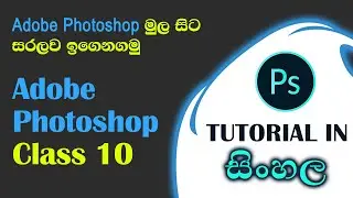 Photoshop Basic Class 10 | tutorial in Sinhala