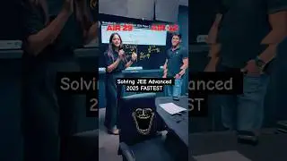 AIR 42 x AIR 29 solving JEE Advanced 2025 FASTEST 🔥 
