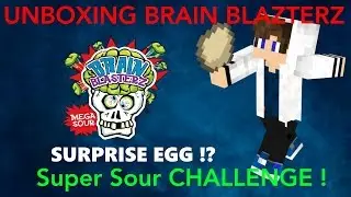SUPER SOUR CHALLENGE! | Brain Blasterz Surprise Egg Unboxing | iMC Gaming