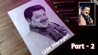 How to make a portrait of @realuditnarayan. | @uditnarayan7725 protrait by @ArtBurnerr part - 2