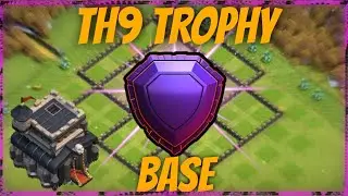 New TH9 TROPHY/HYBRID BASE 2021| Town Hall 9 TROPHY Base Design - Clash of Clans!