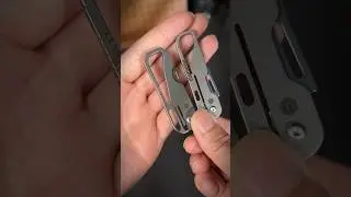KeyUnity EDC Folding Knife-Titanium Pocket Utility Knife with Carabiner for Everyday Carry #edcknife