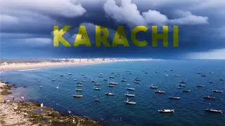 Karachi drone view | Sea view karachi | Manora beach | Pakistan in 4K