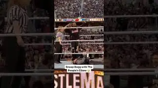 Snoop Dogg Drops The People’s Elbow At Wrestlemania