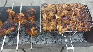 ШАШЛЫК из Куриных плечиков.Самый простой и быстрый рецепт маринада.