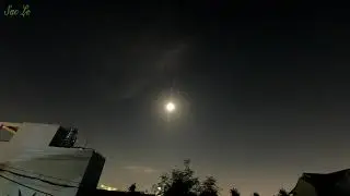 Go Pro 8 | Night Lapse | The Moon at 17th