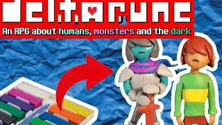 Лепим Криса |Kris| из пластилина по игре Дельтарун |Deltarune| Обычного и Темного |Лепка Ов|LEPKAOV
