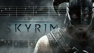 Skyrim Music - Dovahkiin Theme | Guitar Cover