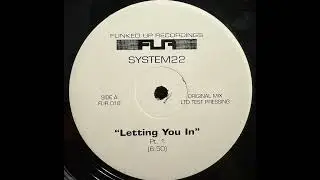 System22 ‎– Letting You In (Pt  1)