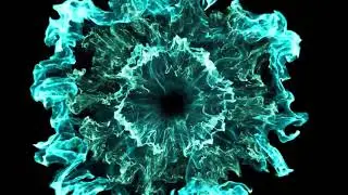 Blue Shockwave VFX effect black screen