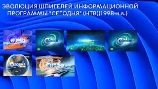 ЭВОЛЮЦИЯ ШПИГЕЛЕЙ ИНФОРМАЦИОННОЙ ПРОГРАММЫ "СЕГОДНЯ" (НТВ)(1998-н.в.)