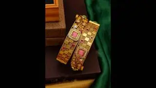 Trendy Latest Bridal Gold Bangle Design Ideas 2024|Part-1|Reviews by somya
