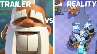 TRAILER VS REALITY MONK #clashroyale