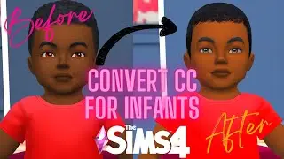 💫🎓CONVERT CC FOR INFANTS EASY & FAST!!  |V’s SIMS 4 UNIVERSITY EP: 12🎓💫