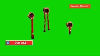 TOP GREEN SCREEN/ EXPLOSION/FIRE STROM/BULLET HOLES