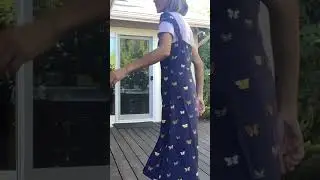 OOTD slit blue dress