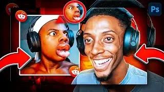 Photoshop Tutorial: How To Make Thumbnails Like BruceDropEmOff + PSD! *BEST* Thumbnail Tutorial! #2