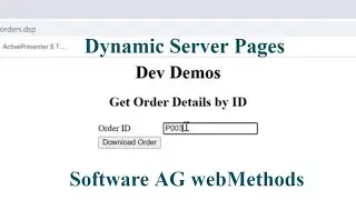 Dynamic Server Pages on webMethods Integration Server | DSP