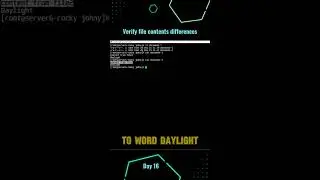 Verify content differences between two files!  