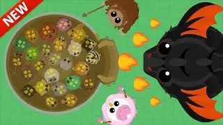 Mope.io CAVE TRAP TROLLING?! SNOWGIRL & BIGFOOT = KING DRAGON! New Mope.io Update 2021