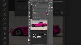 realistic way to change Car color in photoshop #photoshop #shorts