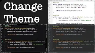 Change Android Studio Theme | Android Studio Tutorial 2020 | Android App Development | Light / Dark