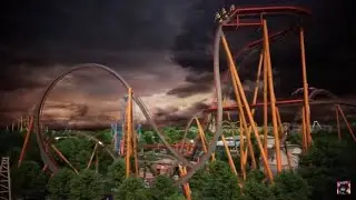 Dr Diabolical’s Cliffhanger New For 2022 Six Flags Fiesta Texas B&M Dive Coaster Teaser Trailer