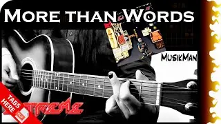 MORE THAN WORDS ❤ - Extreme / GUITAR Cover / MusikMan N°024