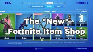 The New Fortnite Item Shop