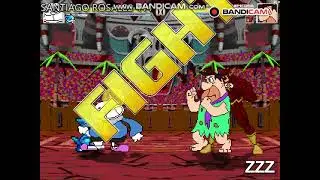 saness y veemon survival team up mugen
