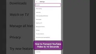 How to Forward YouTube Video to 10 Seconds | Skip ahead 10 seconds on YouTube | Fast Forward YouTube