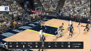 Nba 2k17 Passe a l'aveugle en alley oop