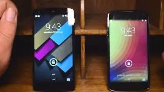 Nexus 4 vs Nexus 5 Quick Comparison 4.4.2