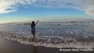 Elkun Goes To Lingayen Beach