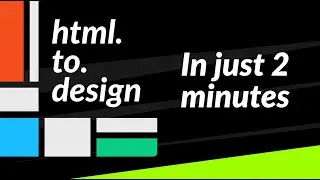 How to Quickly Design Figma Plugins with HTML  Edit Figma Designs Directly in HTML in Just 2 Minutes