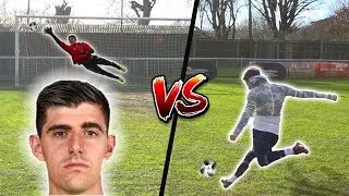 F2 SHOOTING VS COURTOIS!!! 💥⚽️🥅 | Billy Wingrove & Jeremy Lynch