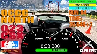 My run #04 39.649 +3 in a 2008 Mazda Miata at Martin Sports Car Club Lava Bowl 2024 at OCCC