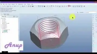 How to create Nut in ProE Wildfire 5.0