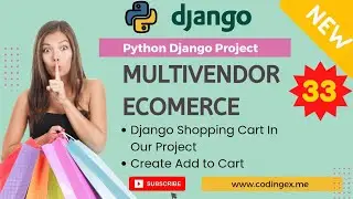 #33 Django Shopping Cart Use In Multivendor Ecommerce Project | Create Add to Cart Page
