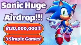 Sonic Arcade Huge Airdrop! play 3 simple games & earn money!